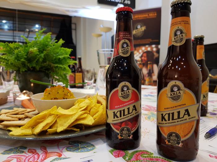 KILLA. La cerveza artesana de quinoa llega a Madrid