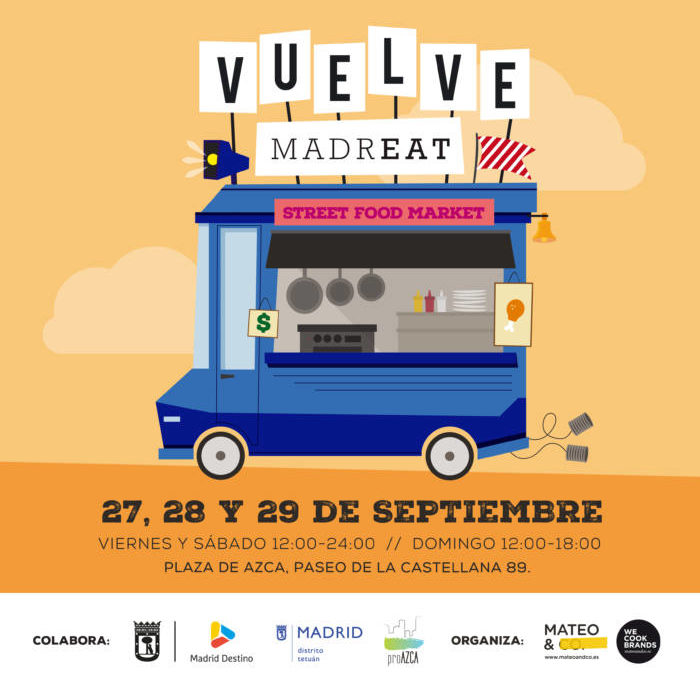 MADREAT. ¡Vuelve la gran fiesta de la gastronomía callejera en Madrid!