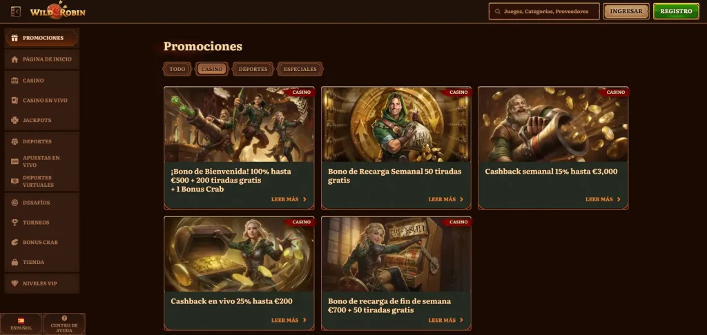 Wild Robin Casino 1